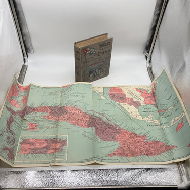 First Edition The War in Cuba w Map (1896) Gonzalo de Quesada HC Very Good