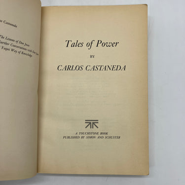 Tales of Power (1974) Carlos Castaneda Vintage Trade Paperback Acceptable