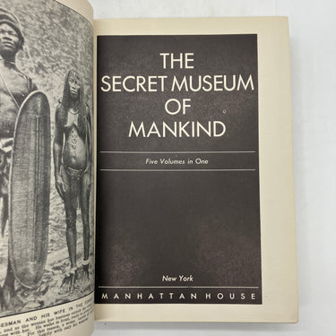 The Secret Museum of Mankind: 5 Volumes in One (1935) Manhattan House Cloth Good
