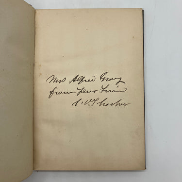 Signed First Edition What I Saw in Europe 1883 S.O. Thacher Cloth Hardcover Good