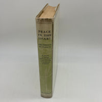 Peace in the Heart 1930 Archibald Rutledge Hardcover Dust Jacket Poor Condition