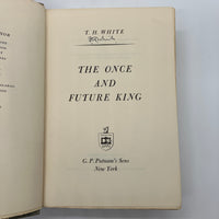 Signed T.H. White The Once & Future King 1958 Eighth Printing Hardcover DJ Fair