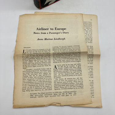 First Edition Listen! The Wind (1938) Anne Morrow Lindbergh Hardcover Acceptable