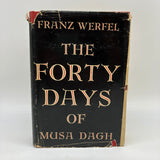 The Forty Days of Musa Dagh (1934) Franz Werfel 2nd Printing Hardcover DJ Good