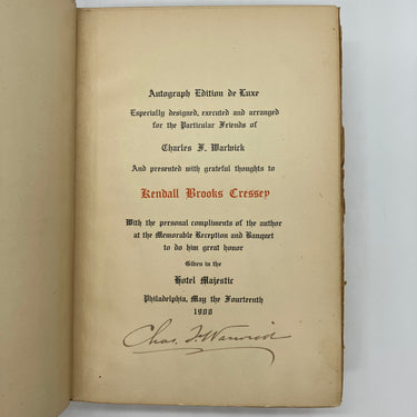 Signed Danton and the French Revolution Autograph Edition (1908) Charles Warwick