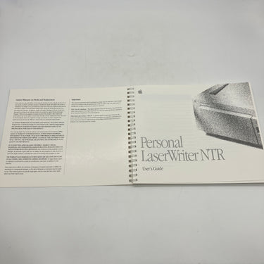 Personal LaserWriter NTR Users Guide 030-1861-A 1992 Apple Computer Spiral PB VG