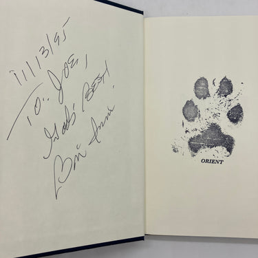 Signed Bill Irwin Blind Courage Journey of Faith 1993 Blind Hiker Hardcover Good