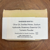 All Natural Rosemary 100% Olive Oil Handmade Soap