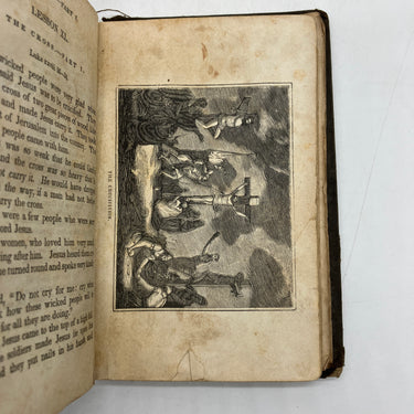 The Peep of the Day or Earliest Religious Instruction Cloth Hardcover 1800s Poor