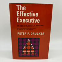 The Effective Executive (1967) Peter Drucker Hardcover Dust Jacket Very Good