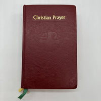 Christian Prayer: Liturgy of the Hours (1976) Catholic w Music Leather Very Good