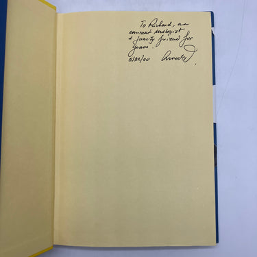 Signed First Edition Capful of Wind 1999 Arved Ojamaa WW2 Communism HC Very Good