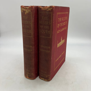 The Rulers of the South: Sicily Calabria Malta 1900 Francis Crawford HC Set POOR