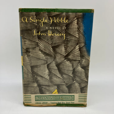 First Edition A Single Pebble (1956) John Hersey Travel China Fiction Hardcover