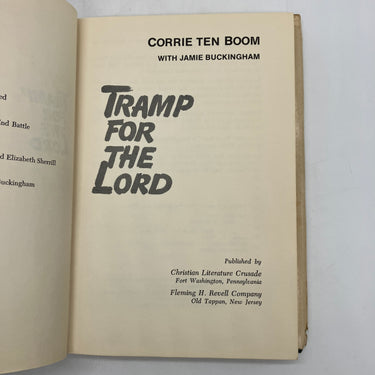 First Edition Tramp for the Lord (1974) Corrie ten Boom Hardcover DJ Acceptable