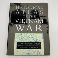 Signed Historical Atlas of the Vietnam War (1995) Harry Summers HC DJ Very Good