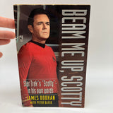 Signed James Doohan Beam Me Up Scotty (1996) Paperback Book in POOR CONDITION