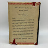 The Forty Days of Musa Dagh (1934) Franz Werfel 2nd Printing Hardcover DJ Good