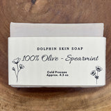 All Natural Spearmint 100% Olive Oil Handmade Soap