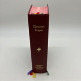 Christian Prayer: Liturgy of the Hours (1976) Catholic w Music Leather Very Good