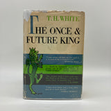 Signed T.H. White The Once & Future King 1958 Eighth Printing Hardcover DJ Fair