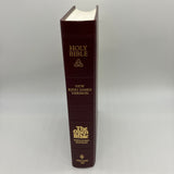 The Open Bible Expanded Edition 462 NKJV 1985 Nelson Leather HC Large Print Good