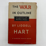 The War in Outline 1914-1918 (1936) Liddell Hart Random House HC DJ w Maps Good