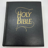 Pictorial Family KJV Bible (1966) Southwestern Leather Blank Family Records Good