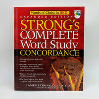 Strongs Complete Word Study Concordance Expanded Edition w CD-ROM 2004 Very Good