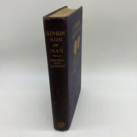 Simon Son of Man (1917) John Riegel John Jordan Jesus History HC First Edition