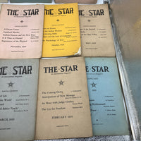 11 Issue Lot The Star International Magazine 1928-29 J Krishnamurti Ojai CA Good