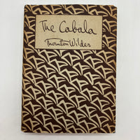 The Cabala (1928) Thornton Wilder UK Edition 4th Printing Hardcover DJ Good