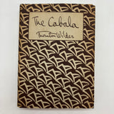 The Cabala (1928) Thornton Wilder UK Edition 4th Printing Hardcover DJ Good