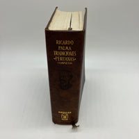 Tradiciones Peruana Completas Y Cartas (1964) Ricardo Palma Spanish Leather Good