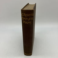 Dante Gabriel Rossetti's Complete Poems (1891) Author's Edition Hardcover Good