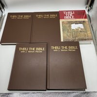 Thru The Bible Complete 5 Volume Set 1981-83 J Vernon McGee Hardcover Commentary