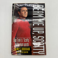 Signed James Doohan Beam Me Up Scotty (1996) Paperback Book in POOR CONDITION