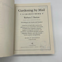 Gardening By Mail Source Book 5th Edition 1997 Barbara Barton Fifth Ed Large PB