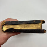 Antique Reference Bible KJV 1800s Eyre & Spottiswoode w Hawkins Darragh Genealogy