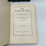 The Book of Life 8 Vol Set 1925 Newton Hall Irving Wood 3rd Ed Leather Very Good