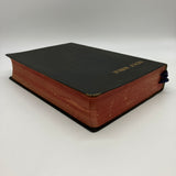 Vintage Collins Clear-Type Press KJV Holy Bible (1958) UK Bonded Leather Good