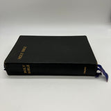 Vintage Collins Clear-Type Press KJV Holy Bible (1958) UK Bonded Leather Good