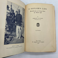 A Sailor's Log Forty Years of Naval Life 1908 Robley Evans Autobiography HC Good