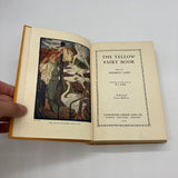 The Yellow Fairy Book 1929 Andrew Lang First Crown Edition HC Color Plates Good