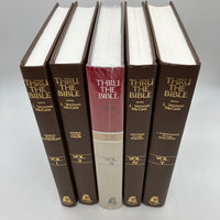 Thru The Bible Complete 5 Volume Set 1981-83 J Vernon McGee Hardcover Commentary