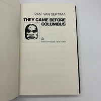 They Came Before Columbus African Presence (1976) Ivan Van Sertima HC Acceptable