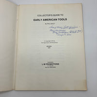 Collector's Guide to Early American Tools 1974 Phil Gault Illustrated Acceptable