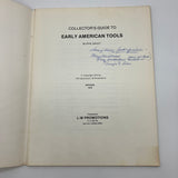 Collector's Guide to Early American Tools 1974 Phil Gault Illustrated Acceptable