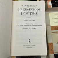 In Search of Lost Time 6 Volume Set Marcel Proust Modern Library PB Slipcase VG