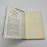 A Diary of Private Prayer (1949) John Baillie Devotional Cloth Hardcover DJ Good